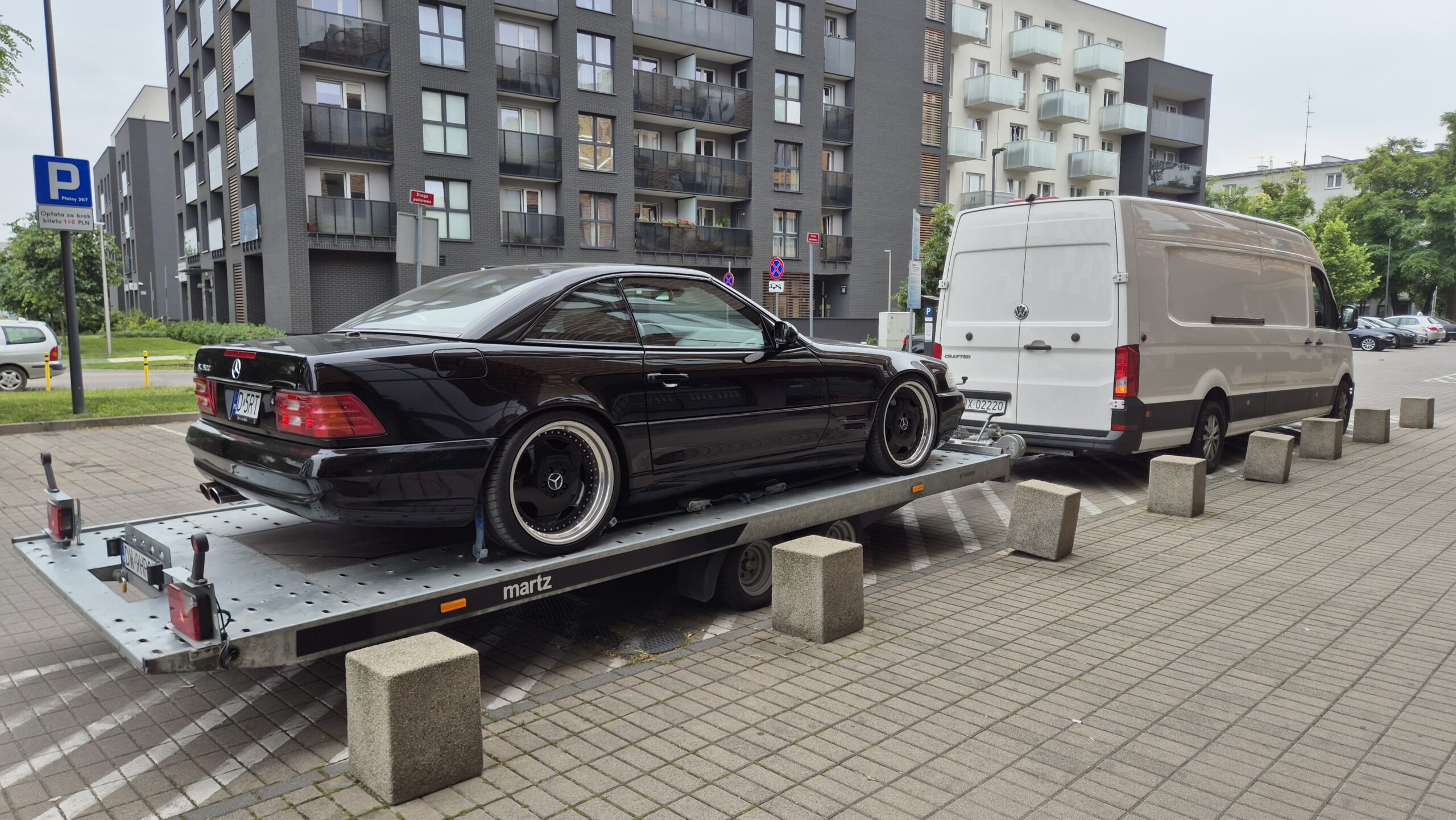 Mercedesa R129 SL500 odebrany przez Rafała Sonika